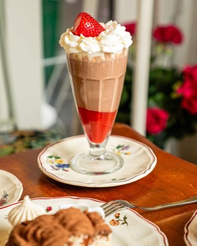 Chocolat noir et fraise